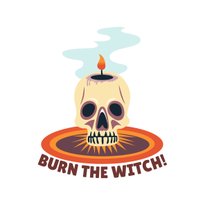 Skull Candle, Cranium, Light, Spooky, Scary icon