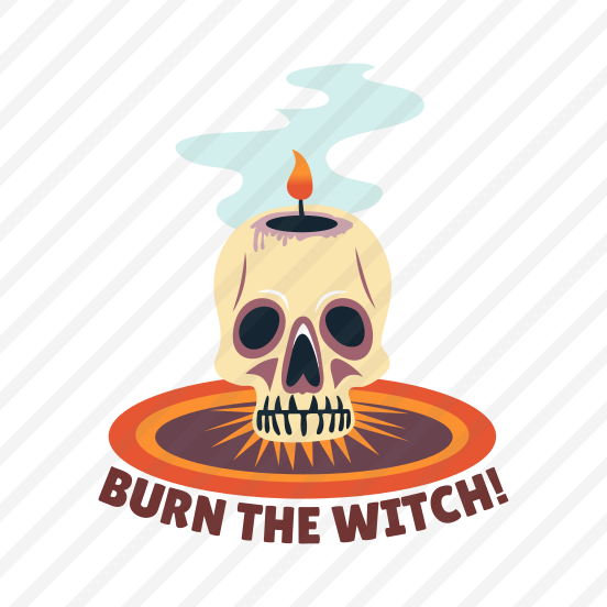 Skull Candle, Cranium, Light, Spooky, Scary preview