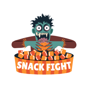 Snack Fight, Eating, Candies, Scary, Halloween icon