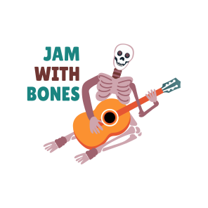 Spooky Music, Strumming, Spooky, Typography, Scary icon