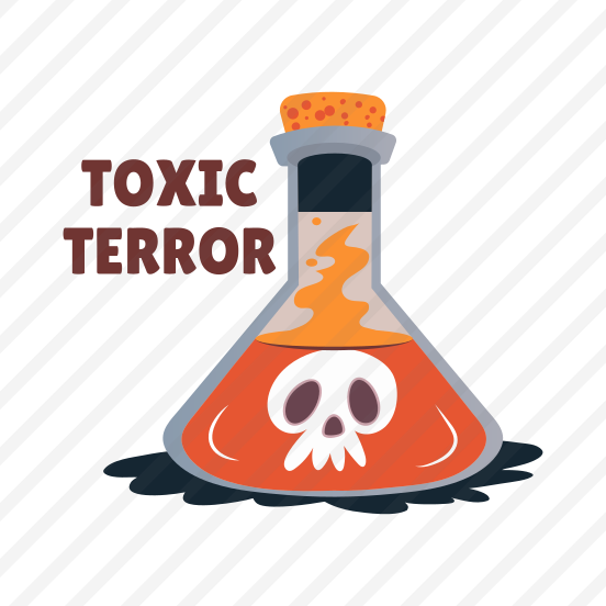 Toxic Terror, Flask, Skull, Potion, Halloween preview