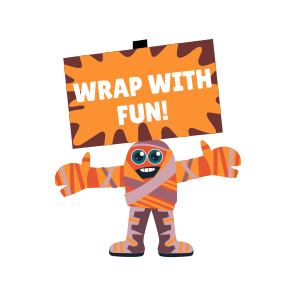 Wrapped Mummy, Character, Spooky, Scary, Halloween icon