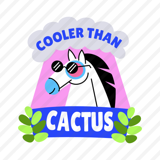 Cool Horse, Pet, Animal, Typography, Lettering preview