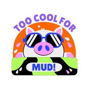Cool Pig, Pet, Animal, Typography, Lettering icon