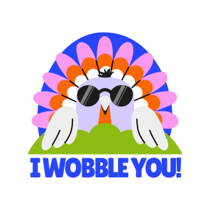 Cool Turkey, Bird, Pet, Typography, Lettering icon