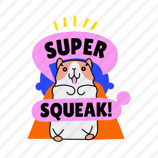 Cute Rodent, Rat, Pet, Animal, Typography preview