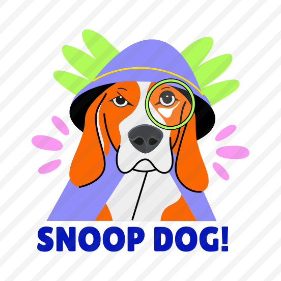 Detective Dog, Spy, Pet, Animal, Typography preview