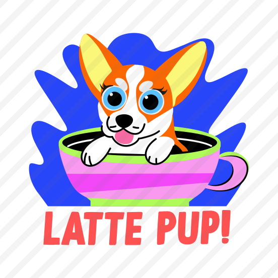Dog Cup, Pup, Pet, Animal, Typography preview