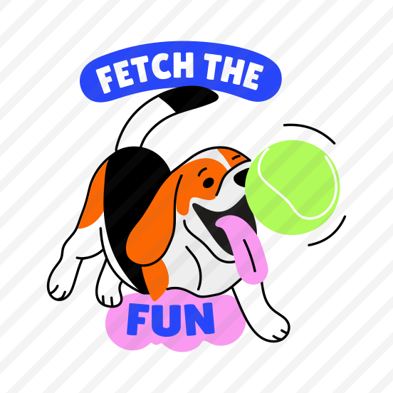 Dog Toy, Playing, Pet, Animal, Typography preview