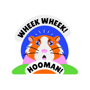 Guinea Pig, Rodent, Pet, Animal, Typography icon