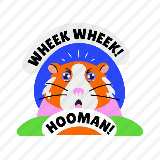 Guinea Pig, Rodent, Pet, Animal, Typography preview