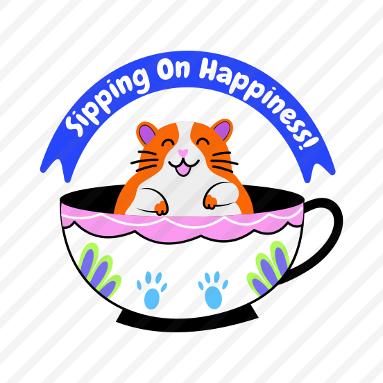Hamster Cup, Rodent, Pet, Animal, Typography preview
