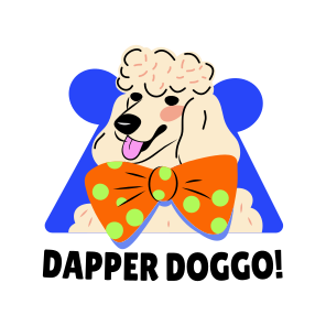 Poodle Dog, Pet, Animal, Typography, Lettering icon