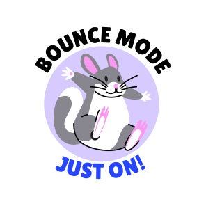 Rat Jumping, Rodent, Pet, Animal, Typography icon