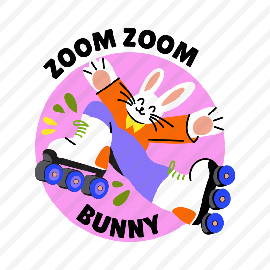 Skating, Bunny, Rabbit, Enjoying, Animal preview