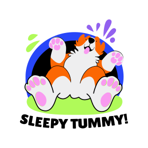 Sleeping Dog, Pet, Animal, Typography, Resting, icon