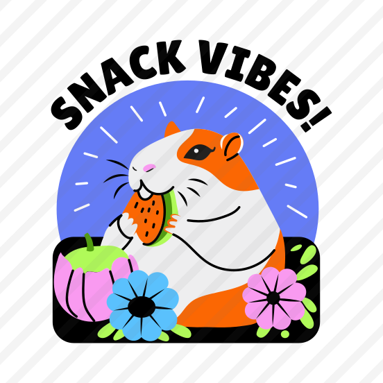 Snack Vibes, Rodent, Eating, Pet, Animal, preview
