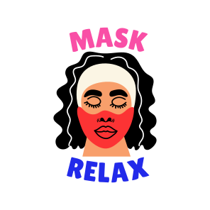 Beauty Mask, Pampering, Skincare, Selfcare, Beauty icon