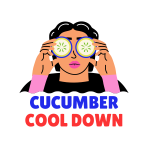 Cucumber Mask, Refreshing, Self Care, Relaxing, Beauty icon