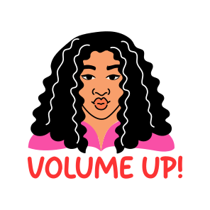 Curly Hairs, Fashion, Beauty, Character, Typography, icon