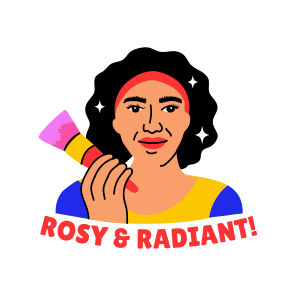 Fashion Girl, Blushing, Beauty, Makeup, Character, icon