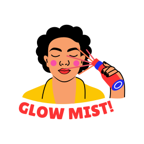 Glow Mist, Spray, Refresher, Hydrate, Skincare icon