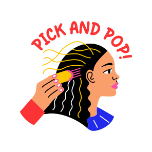 Hair Pick, Hair Tool, Comb, Styling, Fashion icon