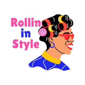 Hair Roller, Styling, Fashion, Hairstyle, Beauty, icon