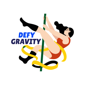 Aerial Dance, Performing, Choreography, Dance Step, Typography icon