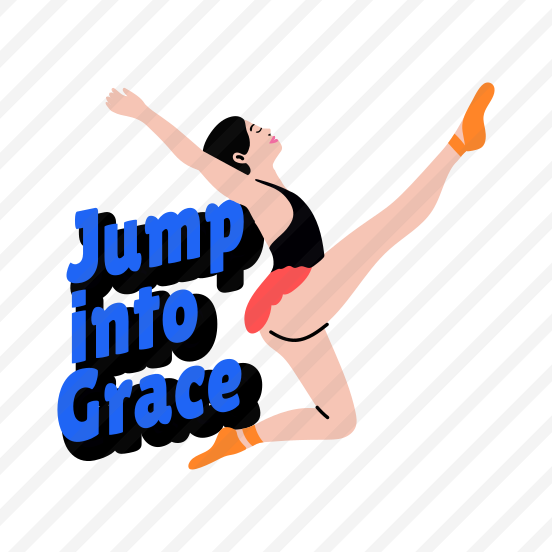 Ballerina Dance, Performing, Ballet, Dance Step, Typography preview