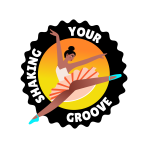 Ballet, Ballerina, Dancing, Performing, Typography icon