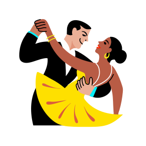 Ballroom Dance, Couple, Performing, Dance Step, Pose icon