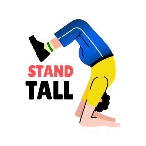 Breakdancing Character, Performing, Choreography, Dance Step, Typography icon