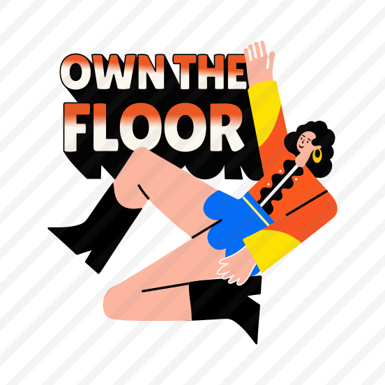 Club Dancing, Performing, Choreography, Dance Step, Typography preview