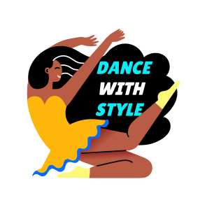 Contemporary Dance, Performing, Choreography, Dance Step, Typography icon