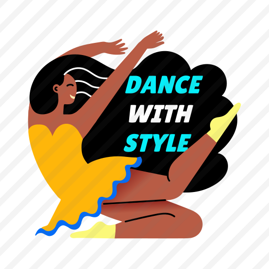 Contemporary Dance, Performing, Choreography, Dance Step, Typography preview