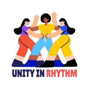 Dance Group, Performing, Choreography, Dance Step, Typography icon