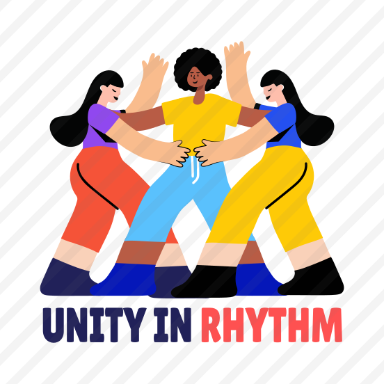 Dance Group, Performing, Choreography, Dance Step, Typography preview