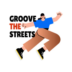 Dance Move, Performing, Choreography, Dance Step, Typography icon