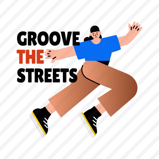 Dance Move, Performing, Choreography, Dance Step, Typography preview