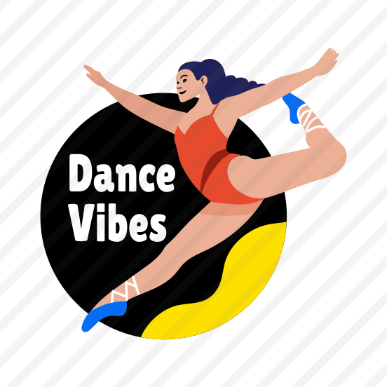 Dance Vibes, Performing, Choreography, Dance Step, Typography preview