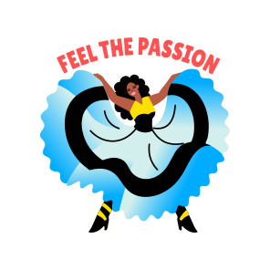 Flamenco Dance, Performing, Choreography, Dance Step, Typography icon