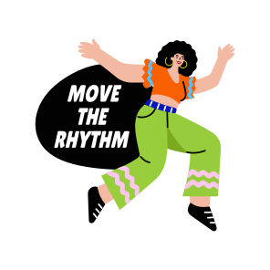 Freestyle Choreography, Performing, Dancing, Dance Step, Typography icon