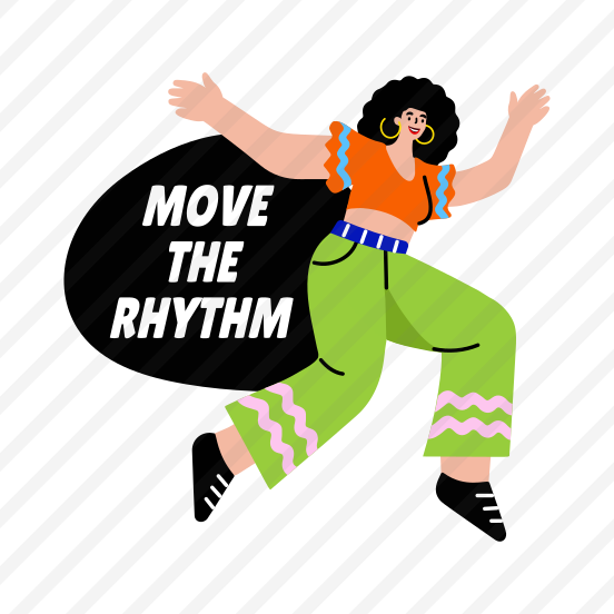 Freestyle Choreography, Performing, Dancing, Dance Step, Typography preview