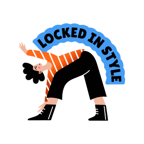 Hip Hop, Freestyle, Dancing, Performing, Dance Step, Typography icon