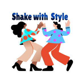 Party Dance, Performing, Enjoying, Dance Step, Typography icon