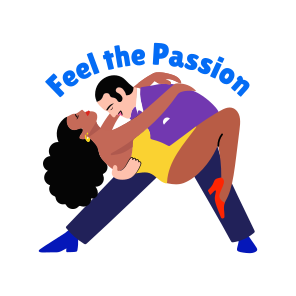 Passionate Dancing, Couple, Performing, Choreography, Dance Step, icon