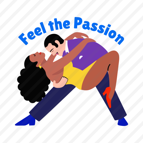 Passionate Dancing, Couple, Performing, Choreography, Dance Step, preview