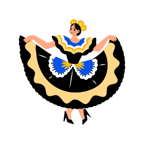 Regional Dance, Performing, Cultural, Dance Step, Pose icon