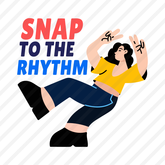 Rhythmic Dance, Performing, Choreography, Dance Step, Typography preview